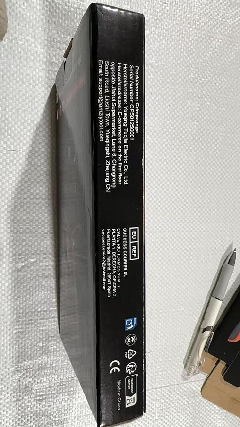 Lytool Ferrule Crimping Tool Kit AWG28-5 (0.08-16mm²), Wire Ferrule Crimper, Self-Adjustable Ratchet Wire Square Jaw Crimping Pliers for Wire Ferrules Terminals