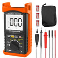 Megohmmeter 200 Gig Ohm Digital Insulation Resistance Tester 500V/1kV/2.5kV/5kV Auto Range Voltage,Resistance Tester with 1999 Count LCD Display, Data Hold, Back-Light-RQ-6688B（Orange）