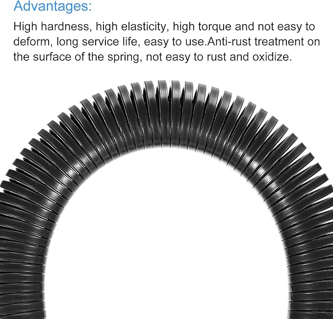 MECCANIXITY Spring Tube Bender OD 26.6 mm/1.0" Steel Spring Pipe Bending Tubes 520 mm/20.5" Long for 1" PVC Pipe(ID 27.6 mm) Home Renovations, Electrician Wiring Bending Pipe