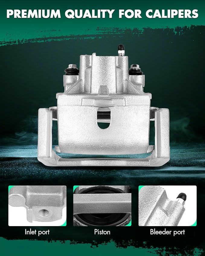 SCITOO Rear Left Brake Caliper With Bracket 18-B4837 Compatible For Chrysler Aspen 2007-2009 For Dodge For Durango 2004-2009 For Dodge Ram 1500 2002-2010 For Ram 1500 2011-2018