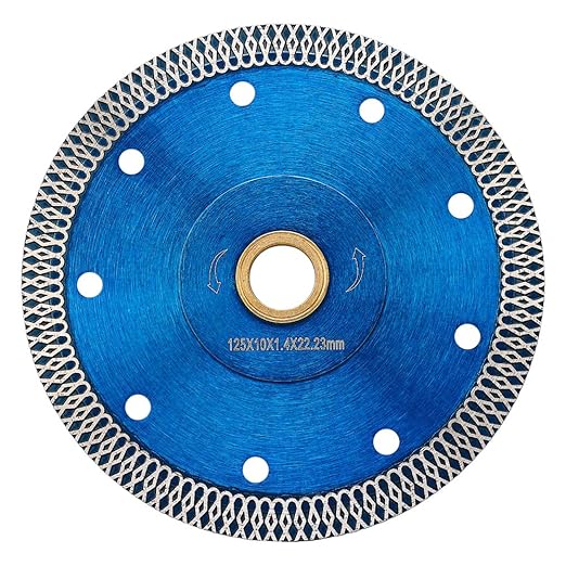 2Pcs/Lot 5" Super Thin Diamond Tile Blade Porcelain Saw Blade for Cutting Porcelain Tile Granite Marbles (5"-2pc/Box)