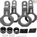 Bar Mounting Bracket Clamp for 0.75 to 1.25inch Bar,Universal Mount Tube Clamps 0.75"/0.875/1.0/1.125/1.25inch for UTV ATV Bars (4Pack)