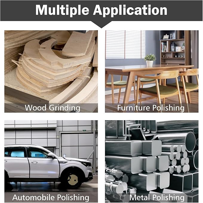 6 x 48 Sanding Belts, 120 Grit 6x48 Aluminum Oxide Sanding Belt, Belt Sander Paper for Wood & Paint Sanding, 6 Pack(6x48in, 120 Grit)