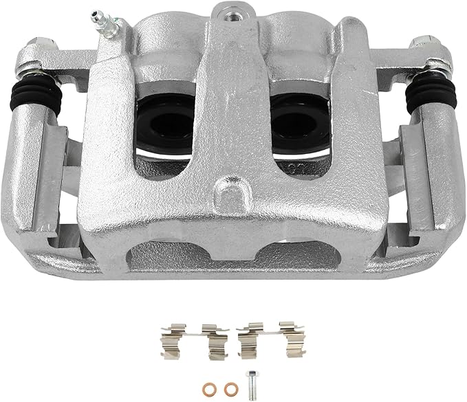 SCITOO 18B5215 Front Right Disc Brake Caliper w/Bracket Fit For Ford For Explorer 2011-2019,For Ford For Flex 2009-2019,For Lincoln For MKS 2009-2012,For Lincoln For MKT 2010-2019, Double Pistons