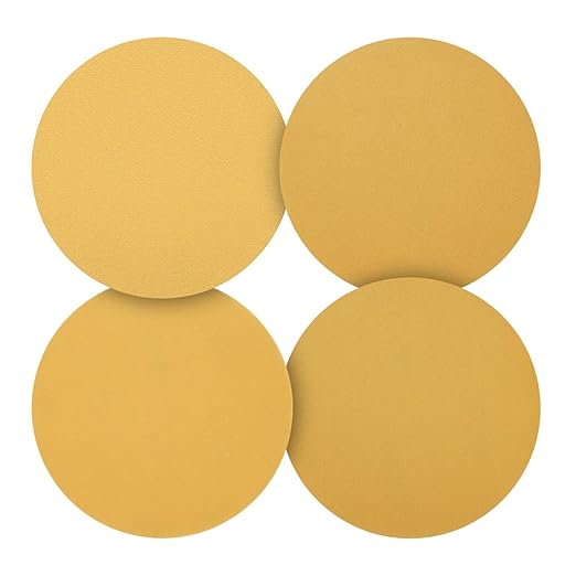 40 Pcs 6 Inch Sanding Disc 80/220/320/400 Grit Round Hook and Loop Sandpaper for Random Orbital Sander Automotive Car