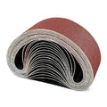 KonaFlex Sanding Belts 20 Pack 3x21 Inch Belt Sander Paper Aluminum Oxide with 60/80/120/150/240 Grits for Woodworking, Paint Sanding, Metalworking, Rust Removal