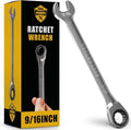 TOOLGUARDS 9/16" Wrench - Ratcheting Wrench - Slim Profile - Ratchet Wrench