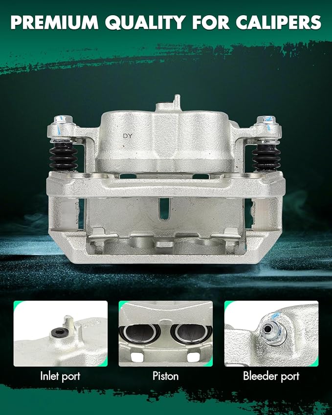SCITOO 19B3827 Front Right Disc Brake Caliper Assembly w/Bracket For Honda For Pilot 2009-2015