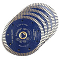 5pc/Lot 4.5 inch Tile Diamond Blade Super Thin Diamond Turbo Saw Blade Porcelain Tile Blade for Granite Marble Ceramic Tile Cutting