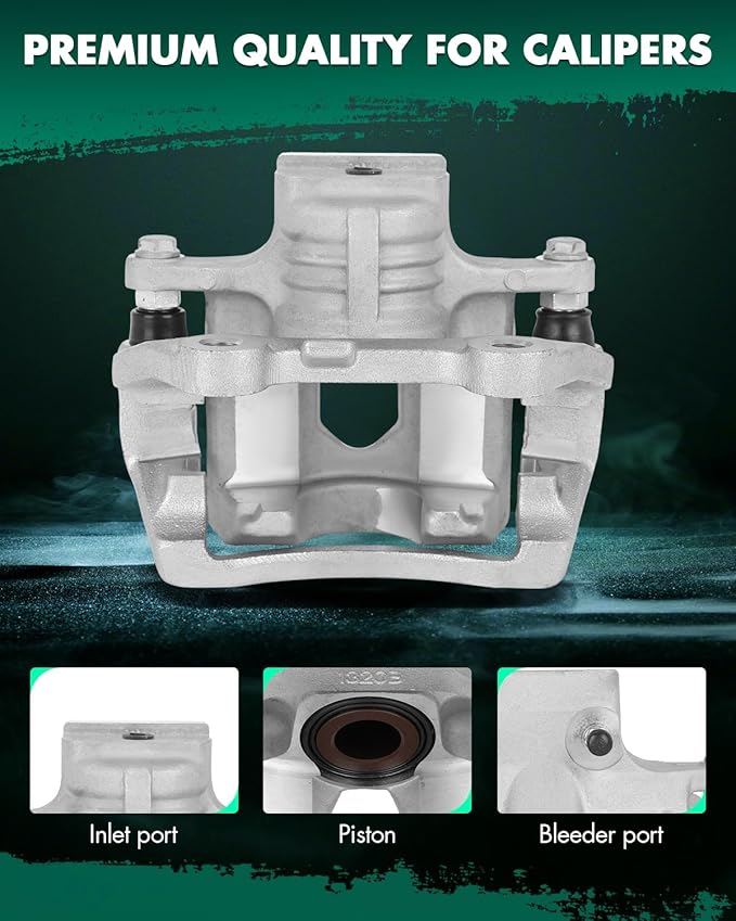 SCITOO Rear Left Brake Caliper With Bracket 18B5059 Compatible For Buick Enclave 08-17, For Cadillac XTS 13-20, For Chevy Traverse 09-17, For GMC Acadia/Acadia Limited, For Saturn Outlook 07-10