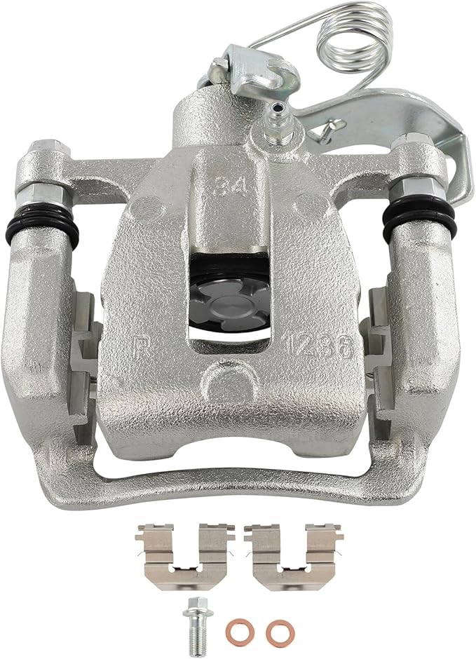 cciyu Rear Right Brake Caliper Assembly w/Bracket 19B6792 2012 2013 2014 For Dodge For Attitude,2012 2013 2014 2015 2016 2017 For Hyundai For Accent