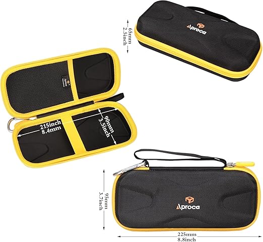 Aproca Portabel Hard Storage Case, for Fluke 323/324 / 325/302+ Clamp Meter and Accessories