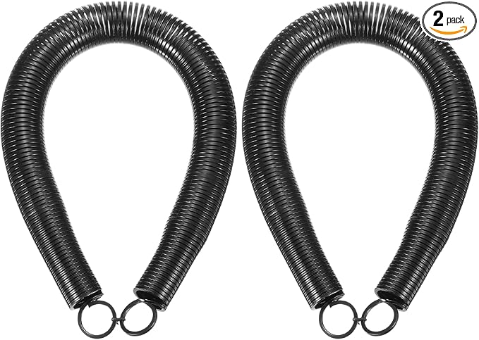 HARFINGTON 2pcs PVC Spring Tube Bender 34mm OD 520mm Long A Type Conduit Pipe Bender Bending Spring for Pipe Bending Devices in Home Hydropower, Black