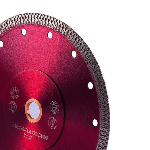 GoYonder 7 Inch Super Thin Tile Saw Blade, Diamond Blade for Angle Grinder, Dry Wet Tile Blade for Ceramic Tile, Concrete, Granite Cutting