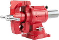 UPG 5-Inch Terminal Location Bench Vise with Ductile Iron Bench Vise 360° Multi-Purpose Bench Vice with Anvil, Clamp force 8800lbs, Red