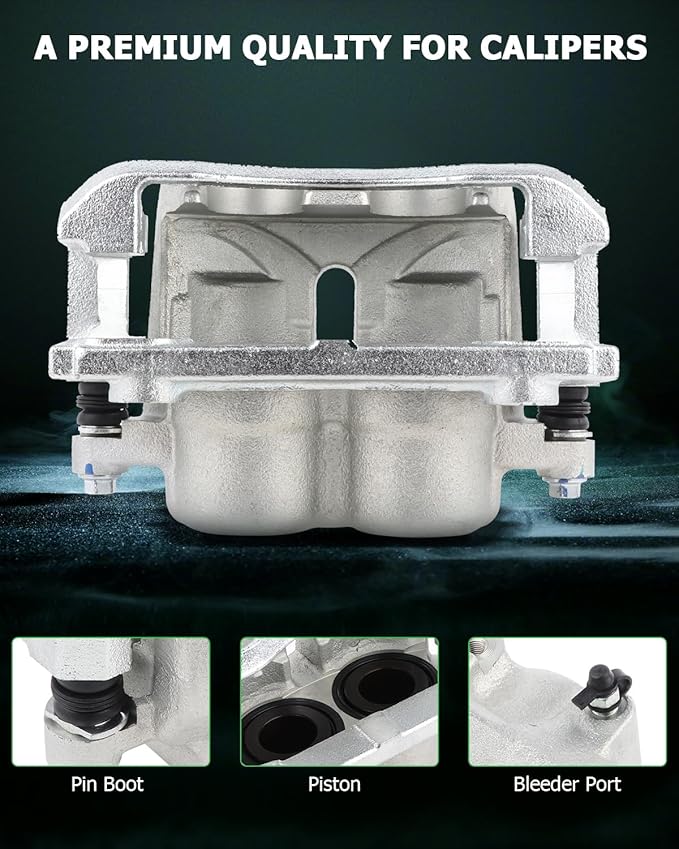 SCITOO 18-B4974 18-B4975 Disc Brake Calipers Assembly with Bracket Fit For Ford For F-150 2005-2008,For Lincoln Mark LT 2006-2008