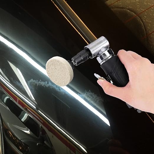 40 Pcs 2 Inch Wool Disc, Premium Compress Wool, Cleaning & Polishing, on Metal Polishing, 1 Pc Holder Include