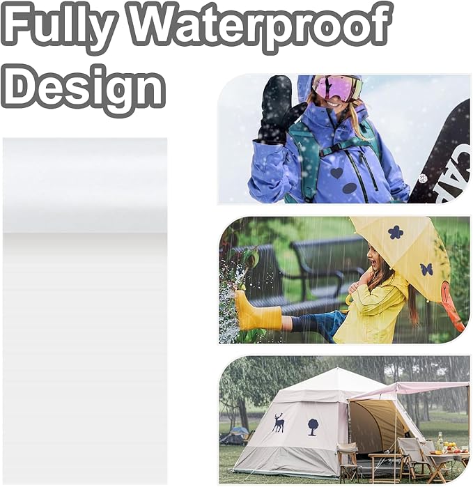 78.8 x 3 inch Nylon Repair Patch Self-Adhesive Fabric Patch Down Jacket Repair Patches for Puffer Jackets Tenacious Tape Polyester Waterproof Lightweight Outdoor Tent Repair Patch Kit for Clothes Bag