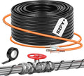 3FT~200FT Heat Tape for Water Pipes, -40°F Deicing Cable,Pipe Heat Cables for Roof,Gutter，Farm，Freeze Protetion Heating Wires, Heated Water Hose,Plumbing Fixtures,120V 5W/FT (15FT)