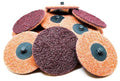 Benchmark Abrasives 3 Inch Sanding Discs Quick Change Nylon Surface Conditioning Discs, Drill & Die Grinder Sanding Disc Rust Remover for Metal Paint Stripper & Removal, Polishing - (25 Pack)(Medium)