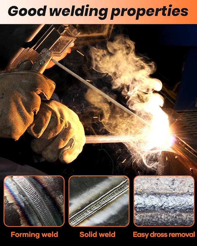 Saker E6013 Welding Rod 3/32'' 5LB Carbon Steel Stick Welding Electrodes