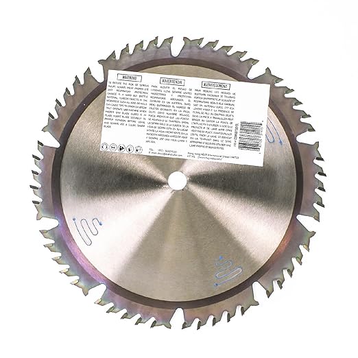 Circular Saw Blade Woodworking TA Series,12" 60-Tooth 1" Arbor, Combination Wood Cutting Saw Blade,Special Anti-Thermal Adhesion Coating on Cutting Edge-TA, Com 12" 60T TA
