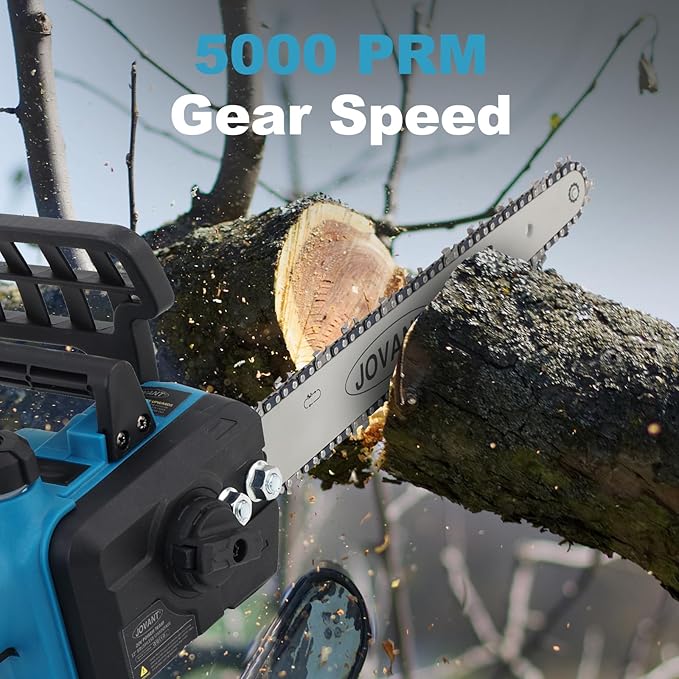 2-IN-1 Cordless 12 Inch Pole saw & Mini Chainsaw, 1* Max 20V 6Ah Battery, 15ft Max Reach, Electric Pole Saws for Tree Trimming, Branch Cutting