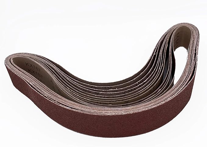 14 PCS 2x42 Sanding Belt, 2 Each of 40 60 80 120 180 240 400 Grit Aluminum Oxide Belt Sandpaper for 2 X 42 Inch Belt Sander