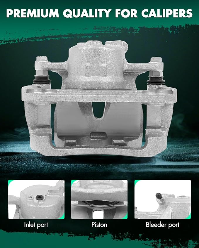 SCITOO Front Right Brake Caliper With Bracket 19B3195 Compatible For Pontiac Vibe 09-10, For Scion iM/tC, For Toyota Corolla iM/Matrix, For Toyota Mirai 16-, For Toyota For RAV4 06-18