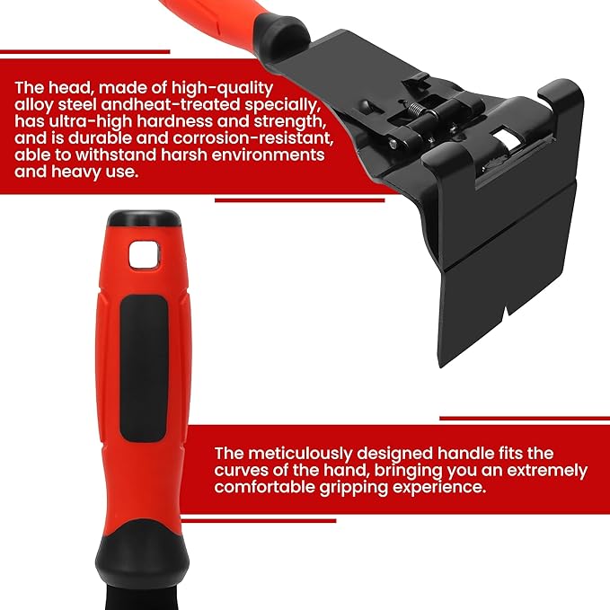 Trim Puller - Baseboard and Siding Removal Tool - Multi-Functional for Tile, Baseboard, Siding, Floor Removal - Labor-Saving, Surface-Safe for Home Improvement and Commercial Use