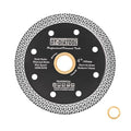 DT-DIATOOL Diamond Granite Blade 4 Inch for Marble Porcelain Tile Ceramic Diamond Cutting Disc with Mesh Turbo Diamond Segments