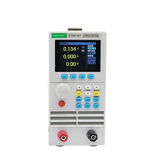 ET5411A+ Electronic Load Tester Programmable USB DC Multi Testers 400W 500V 15A Adjustable Constant Current Voltage Resistance Power Detector