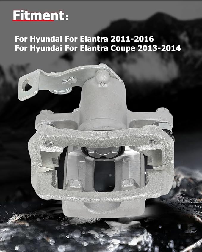 cciyu 19B6455 Rear Left Brake Caliper With Bracket For Hyundai For Elantra 2011-2016,For Hyundai For Elantra Coupe 2013-2014
