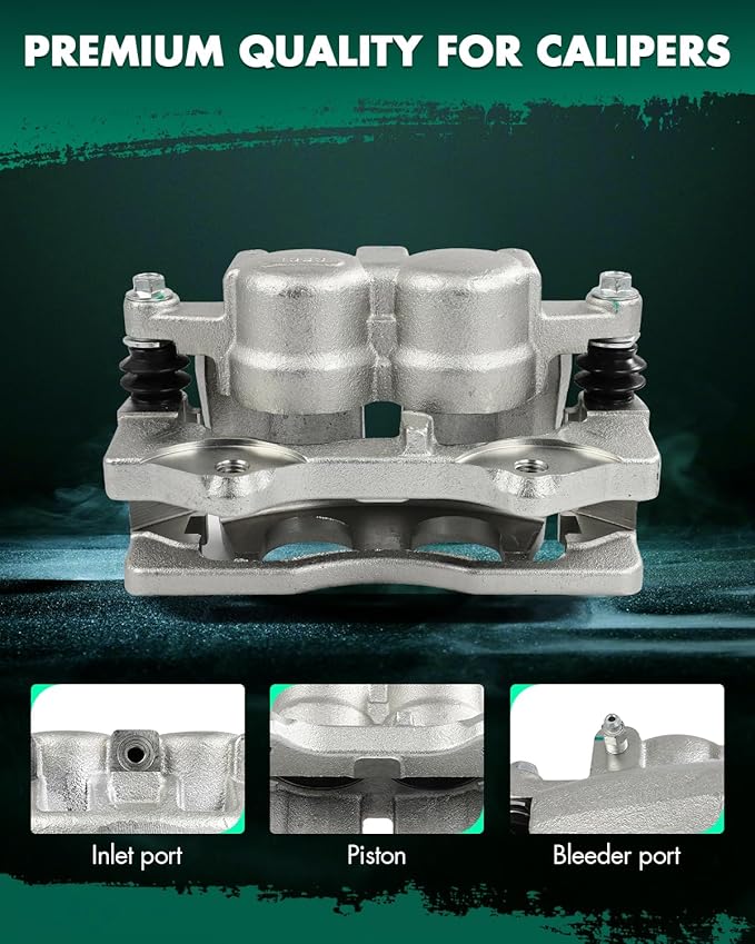 SCITOO 18B5005C 18B5004C Front Left & Right Disc Brake Calipers Assembly w/Bracket For Chevrolet For Colorado 2009-2012,For GMC For Canyon 2009-2012