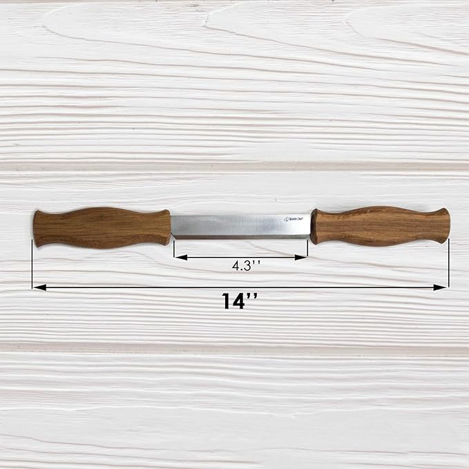 BeaverCraft Draw Knife DK1-4,3" Straight Shave Wood Carving Tools Woodworking Hand Tool Wood Carving Draw Knife (DK1)