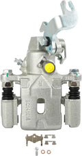 cciyu Rear Right Brake Caliper Assembly w/Bracket 19-B2855 2001 2002 2003 2004 For Hyundai For Elantra,2003 2004 For Hyundai For Tiburon,2004 2005 For Kia For Spectra,2005 For Kia For Spectra5
