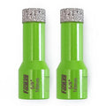 Diamond Core Drill Bit,2pcs 5/8" 16mm Tile Drill Bits Vacuum Brazed Diamond Hole Saw for Porcelain Tile,Granite,Marble,Concrete,Masonry,Brick