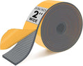 Pipe Insulation Tape, Outdoor Water Pipe Insulation Wrap, Foam Insulation Tape for Outdoor Pipes Winter Freeze Protection, Heat Tape for Water Pipes, Copper Pipes, PVC, AC Line, 2in x 15ft, Grey
