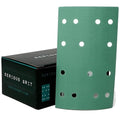 3" x 5" (80mm x 133mm) 14-Hole 400 Grit Sanding Sheets - Fits Festool RTS 400 & Mirka Deos 353 - Heavy-Duty Hook & Loop Film Abrasives - Sandpaper for Sheet Sanders - 50 Pack Box