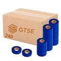 GTSE Blue Electrical Tape, 240 Rolls Bulk Box – Waterproof, Industrial Grade Vinyl, 3/4 in x 66ft– Strong Self-Adhesive PVC Electric Tape for Wire Insulation, 7 Mil, 600V – UL/CSA Listed