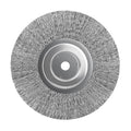5Pcs 5 Inch Stainless Steel Wire Crimped Wheel Brush with 5/8" Bore for Angle Grinder Derusting Cleaning and Surface Polishing
