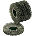 CS Unitec | PTX Bristle Wheel | Elastic Nylon Brush Metal Grinder Tool Attachment| 4" Diameter x 1" Wide