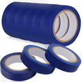 Romeda 9 Pack Electrical Tapes, Electrical Tape Water, Sun, and Oil Resistant, Electrical Tape is Suitable for Most Domestic, Commercial, and Industrial environments - Blue