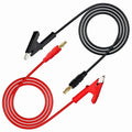 Banana Plug to Alligator Clip,Test Leads with Alligator Clips, 4mm Banana Plug Heavy Duty Test Leads with Alligator Clipsfor Multimeter, Battery Testing,12AWG 3.28Ft 2PCS.