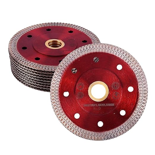 GoYonder 4 Inch Super Thin Diamond Tile Saw Blade for Angle Grinder, Dry Wet Cutting of Ceramic Tile, Concrete, Granite