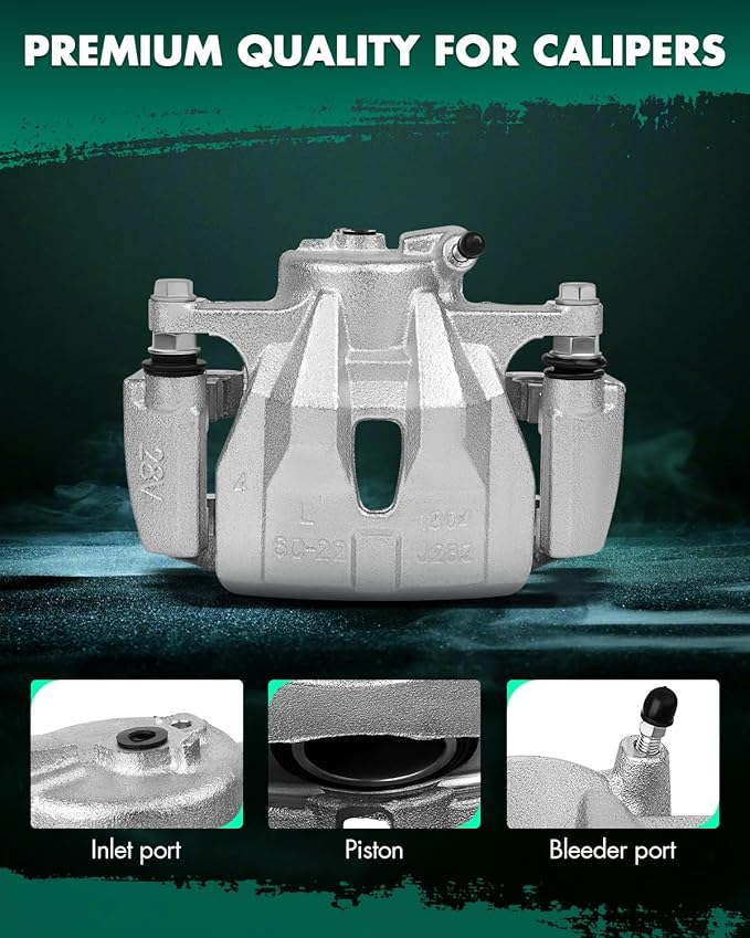 SCITOO 19B3434 19B3435 Disc Brake Calipers Assembly with Bracket Fit For Pontiac Vibe 2009-2010,For Scion xD 2008-2014,For Toyota Corolla 2009-2018,For Toyota Matrix 2009-2014
