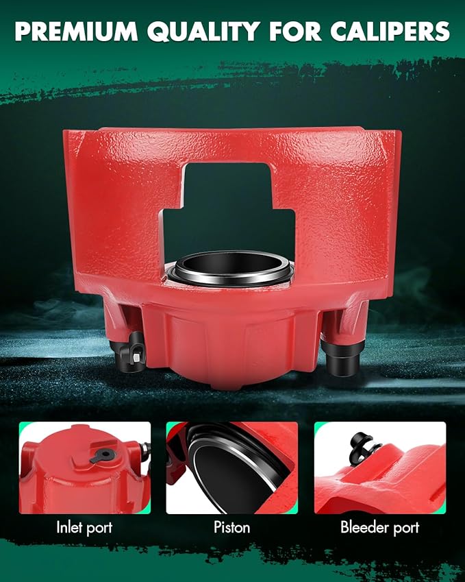 SCITOO 184299 184300 Front Left & Right Brake Calipers Without Bracket For Cadillac For DeVille/For Escalade,For Chevy For C1500/For C2500/For C2500 Suburban,For Dodge For Ram 1500,For GMC