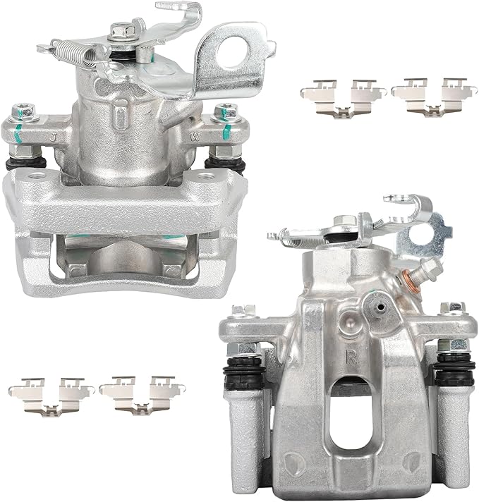 SCITOO Rear Brake Calipers With Bracket 19B3797 19B3796 Compatible For Pontiac For Vibe 2009-2010,For Toyota For Corolla 2009-2011 2014-2019,For Toyota For Matrix 2009-2014