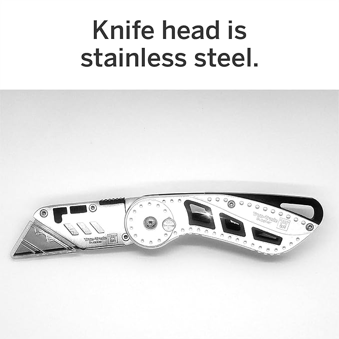 Folding Utility Knife Stainless Steel Holster Nylon Pouch Belt Clip Box Cutter Knife Carry Case Utility Knife & Clip Navaja De Trabajo Roofing Cuchilla de Bolsillo