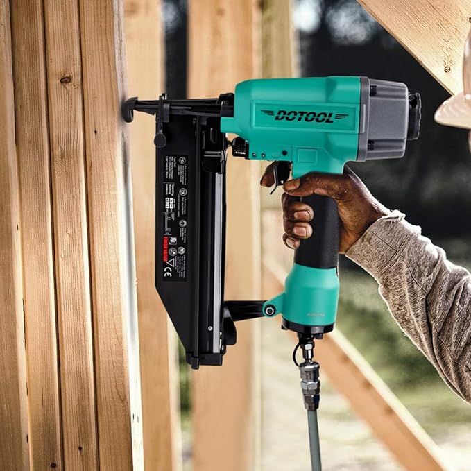 Finish Nailer 16GA 1-inch to 2-1/2-inch Finish Nails Pneumatic Nail Gun with Tool-Free Depth Adjust
